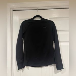UNDER ARMOR black fleece lined thermal